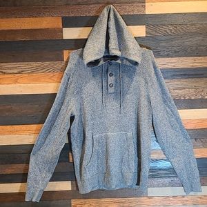 GAP GRAY SWEATER HOODED